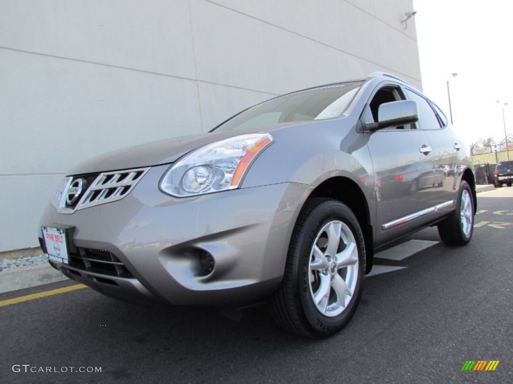 2011 Rogue SV AWD - Platinum Graphite / Black photo #1