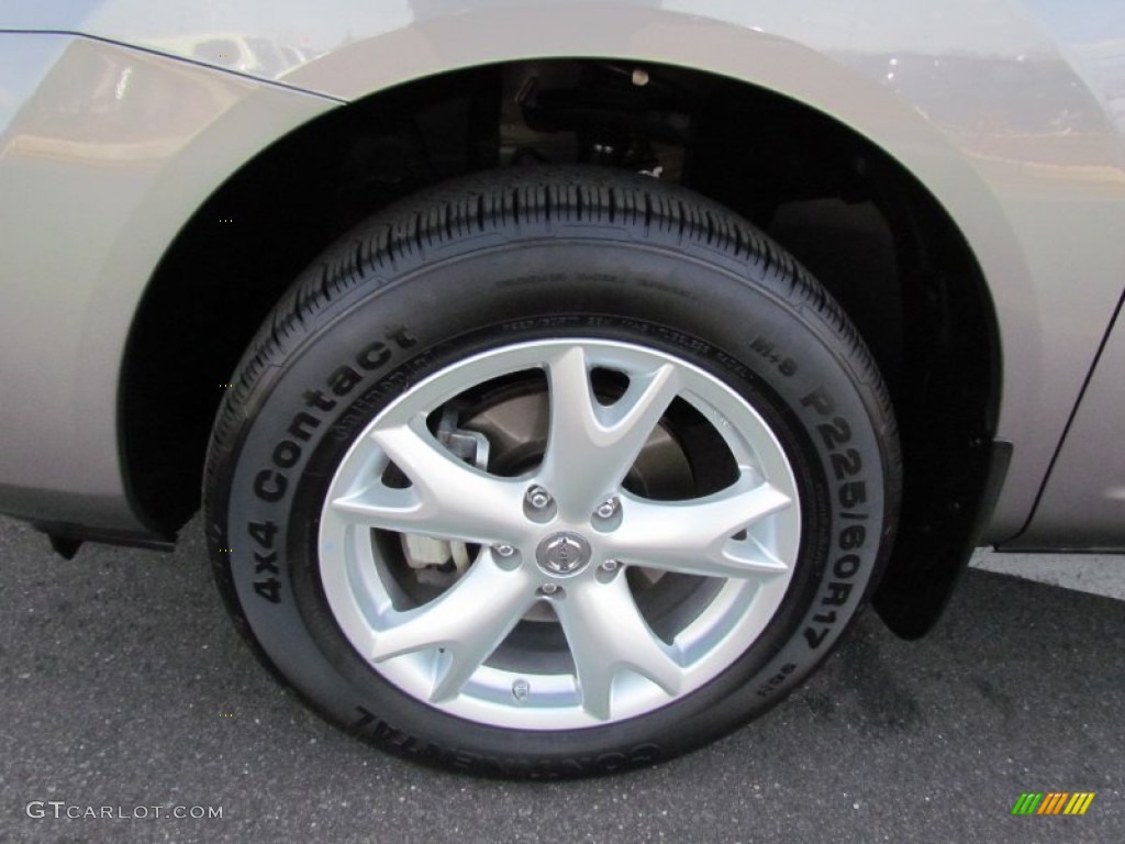 2011 Rogue SV AWD - Platinum Graphite / Black photo #3