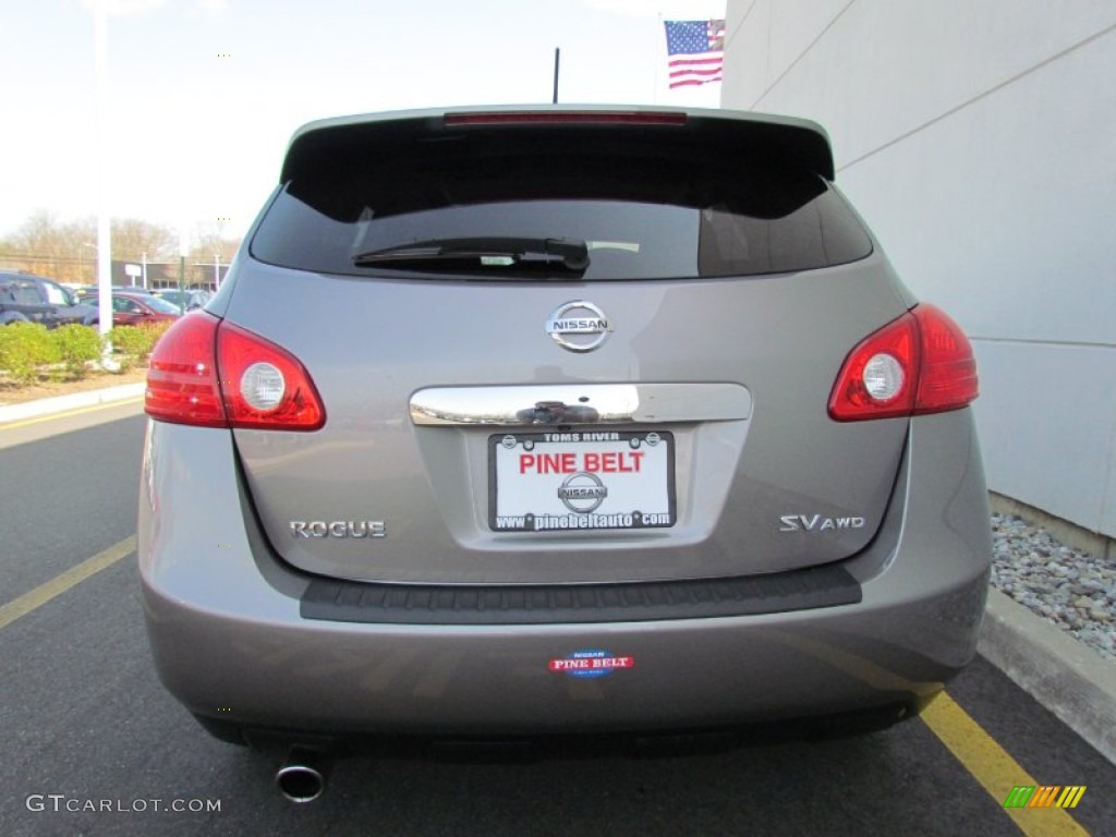 2011 Rogue SV AWD - Platinum Graphite / Black photo #6