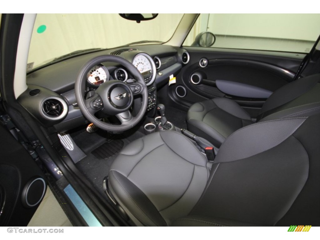 Carbon Black Interior 2012 Mini Cooper S Hardtop Photo #62906396