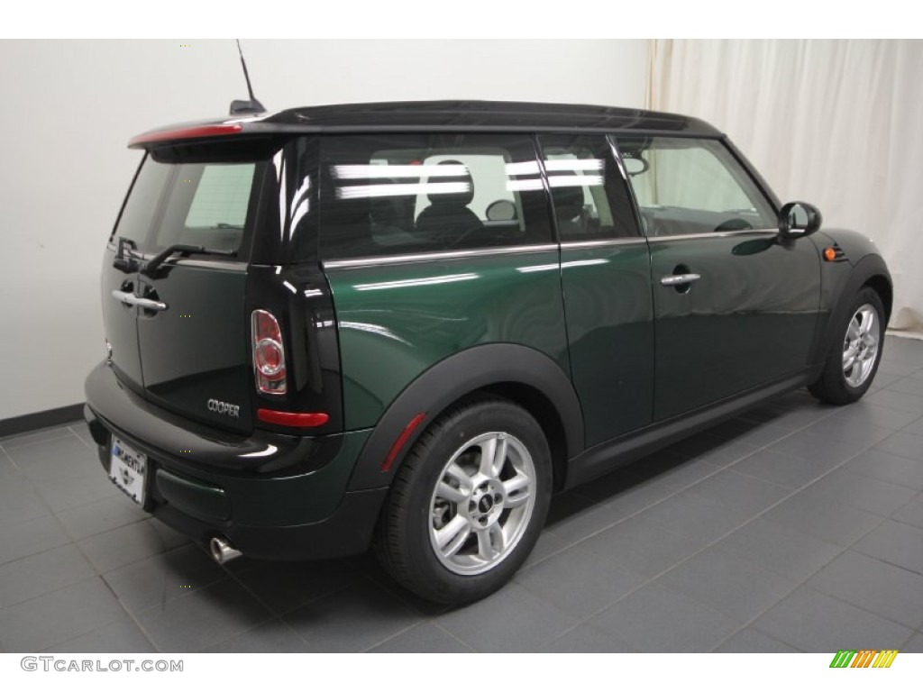 2012 Cooper Clubman - British Racing Green II Metallic / Carbon Black photo #8
