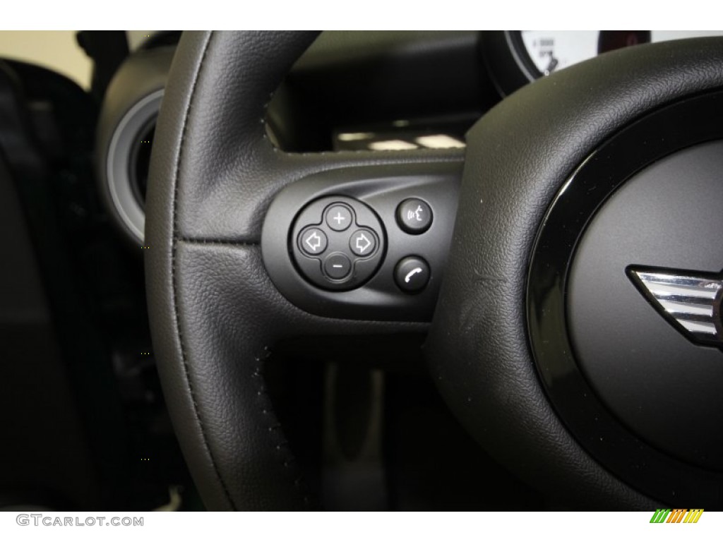 2012 Cooper Clubman - British Racing Green II Metallic / Carbon Black photo #21