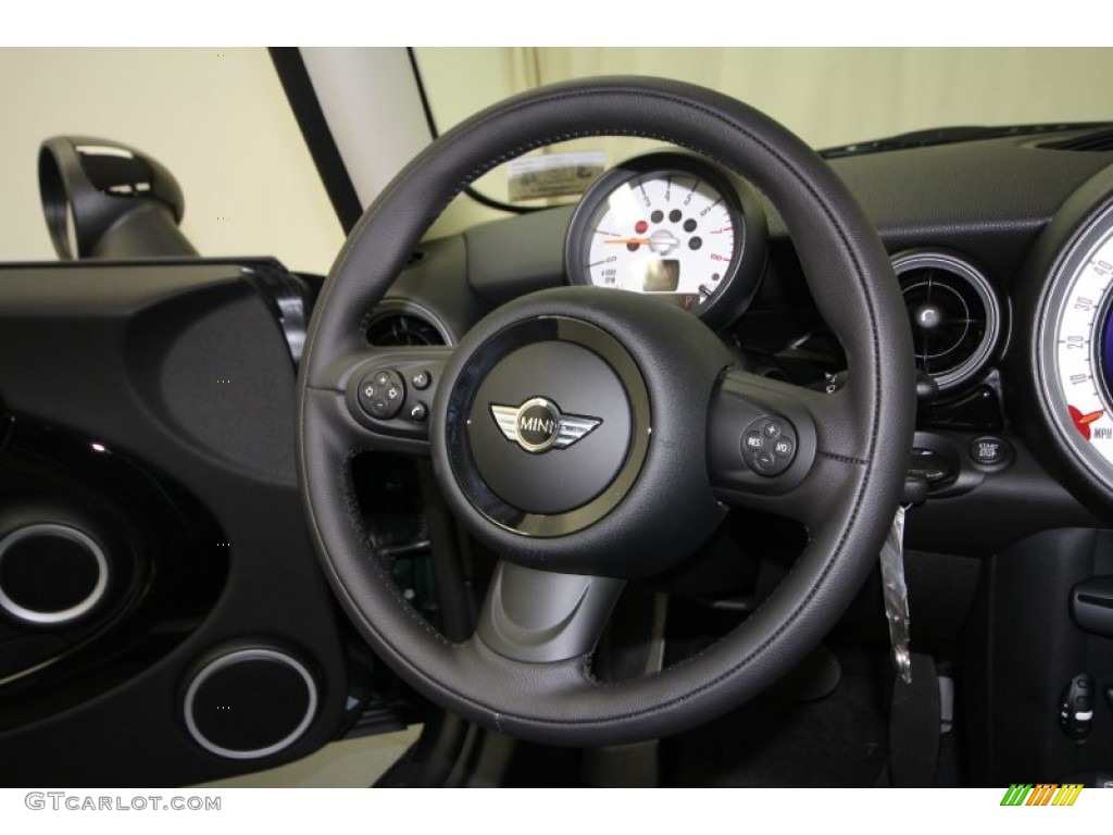 2012 Cooper Clubman - British Racing Green II Metallic / Carbon Black photo #22