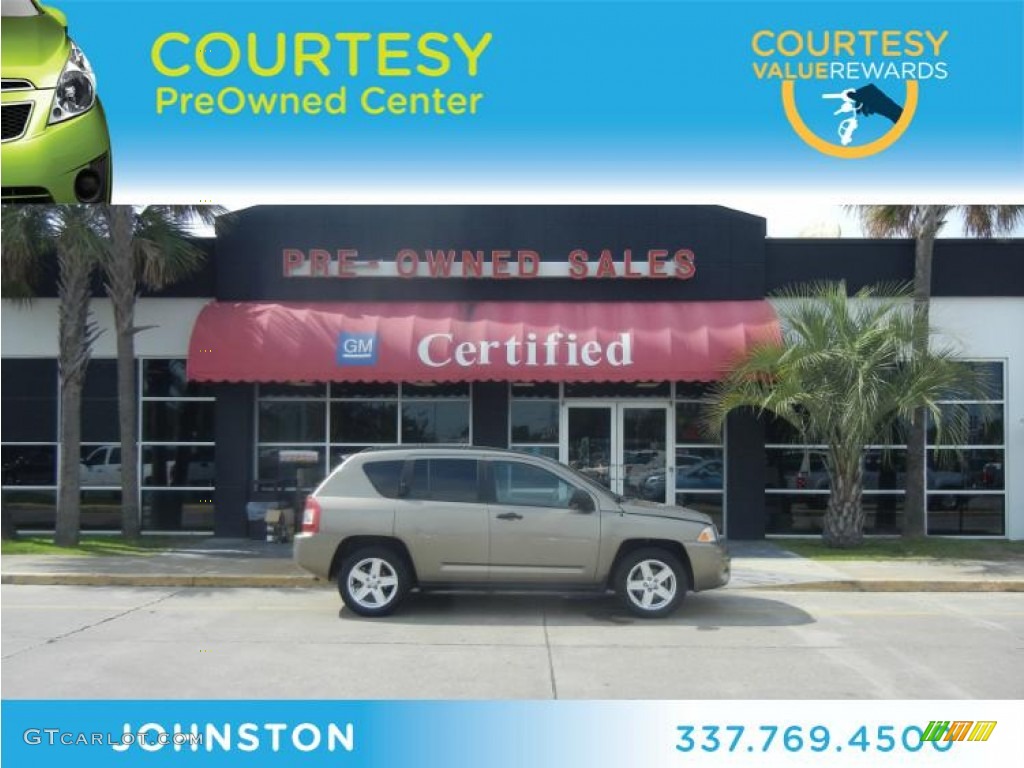 Light Khaki Metallic Jeep Compass