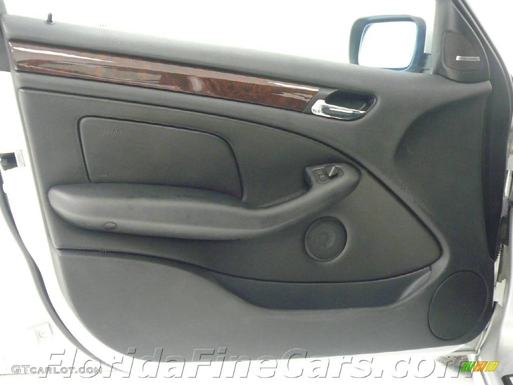 2004 3 Series 330i Sedan - Titanium Silver Metallic / Black photo #9