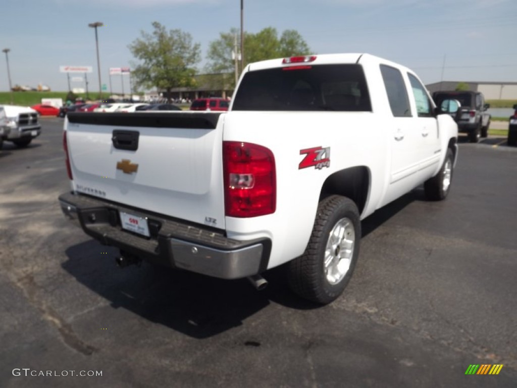 2012 Silverado 1500 LTZ Crew Cab 4x4 - Summit White / Light Cashmere/Dark Cashmere photo #5