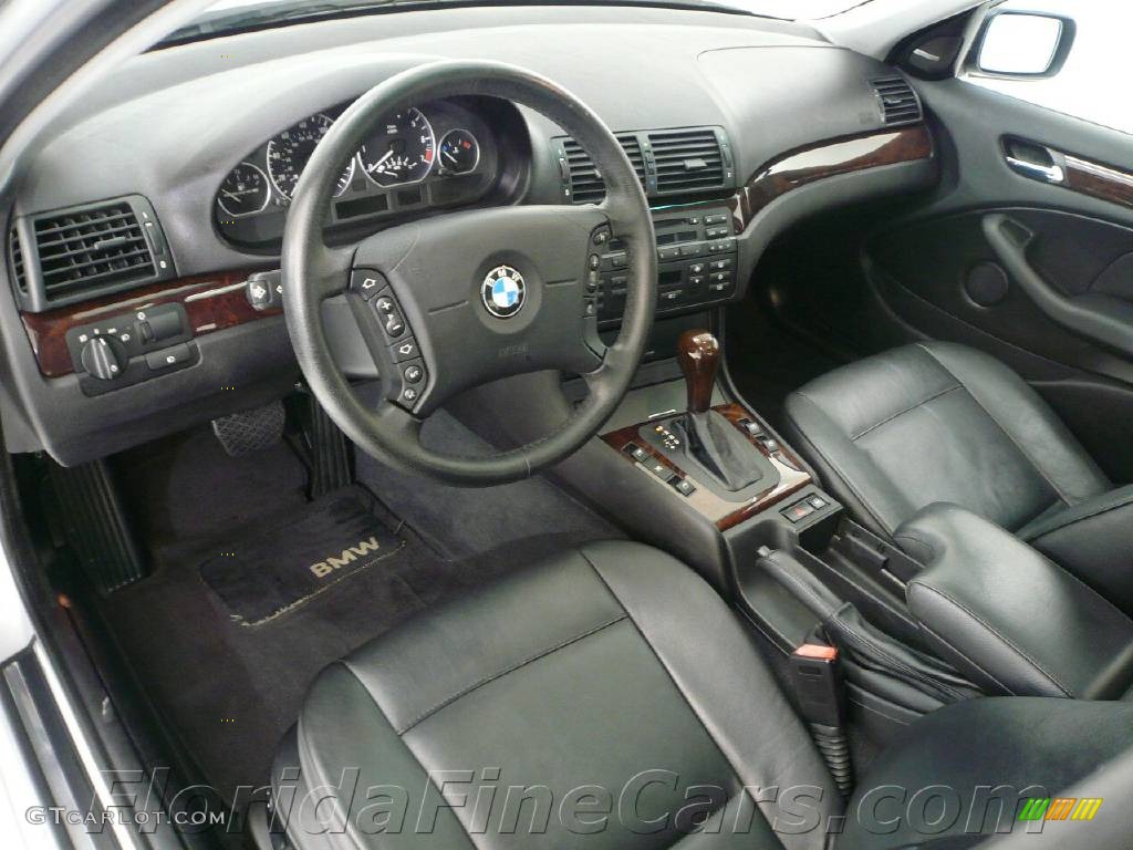 2004 3 Series 330i Sedan - Titanium Silver Metallic / Black photo #12