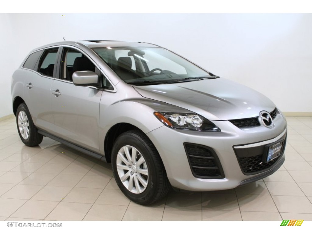Liquid Silver Metallic 2010 Mazda CX-7 i Sport Exterior Photo #62910956