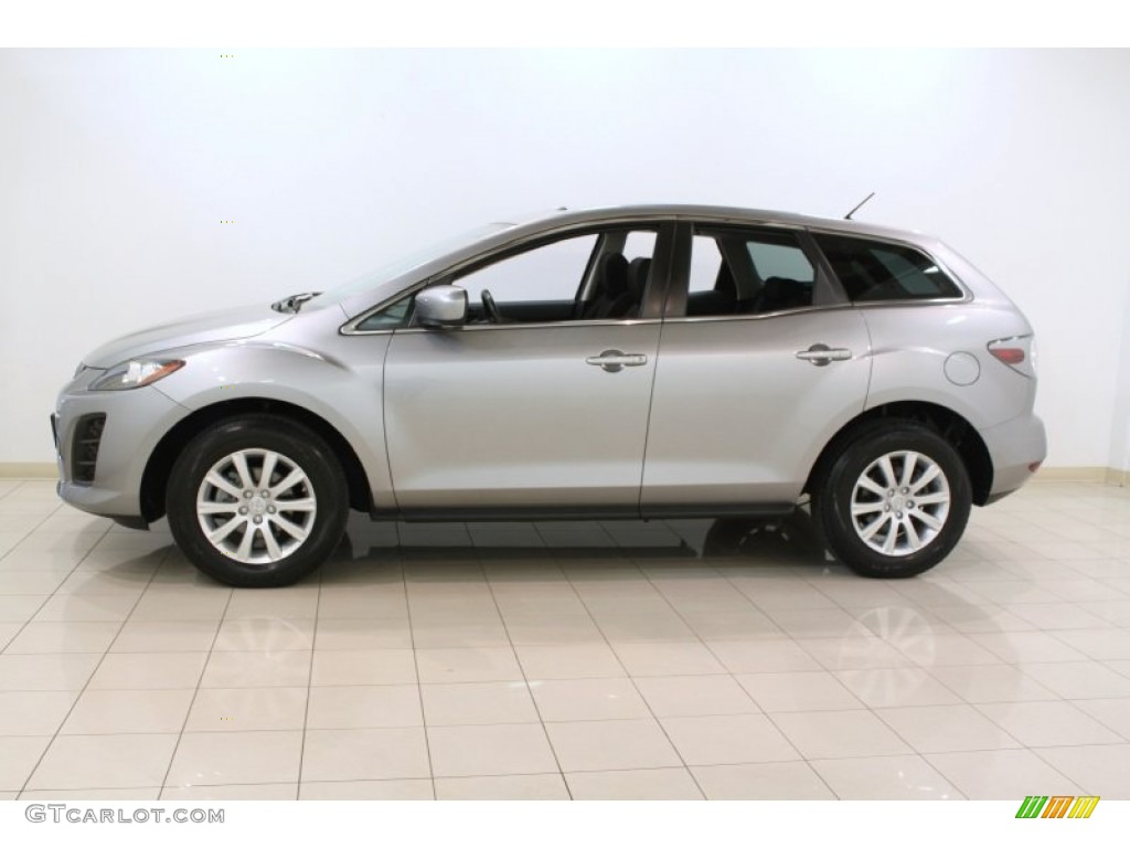 Liquid Silver Metallic 2010 Mazda CX-7 i Sport Exterior Photo #62910980