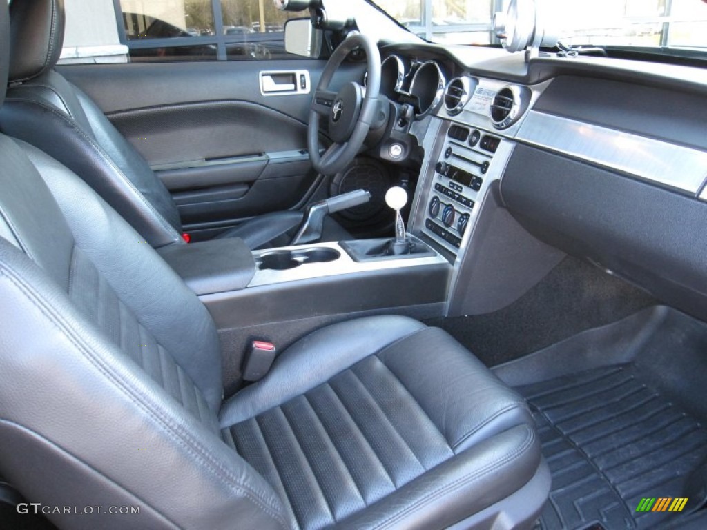 2007 Mustang Shelby GT Coupe - Black / Black Leather photo #6