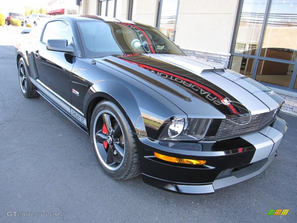 2007 Mustang Shelby GT Coupe - Black / Black Leather photo #12