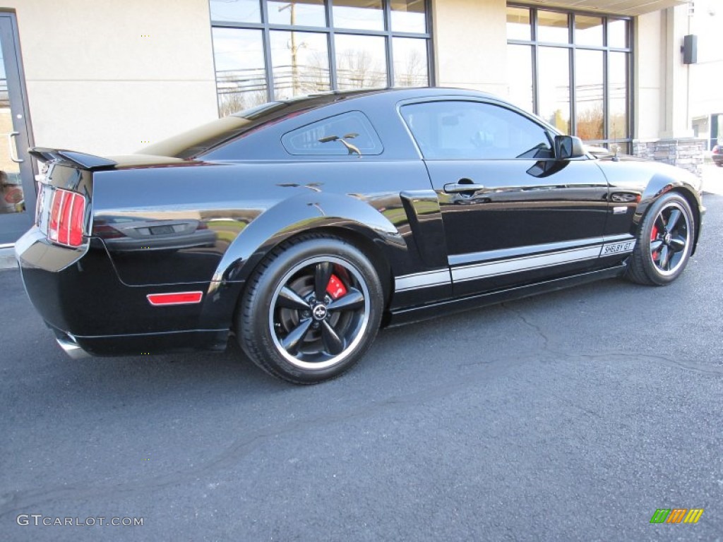2007 Mustang Shelby GT Coupe - Black / Black Leather photo #13