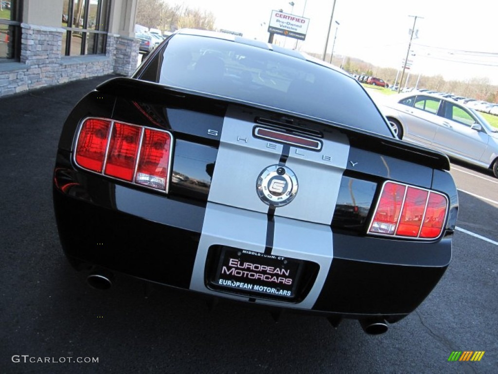 2007 Mustang Shelby GT Coupe - Black / Black Leather photo #15