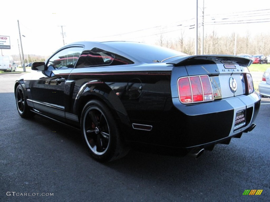 2007 Mustang Shelby GT Coupe - Black / Black Leather photo #21