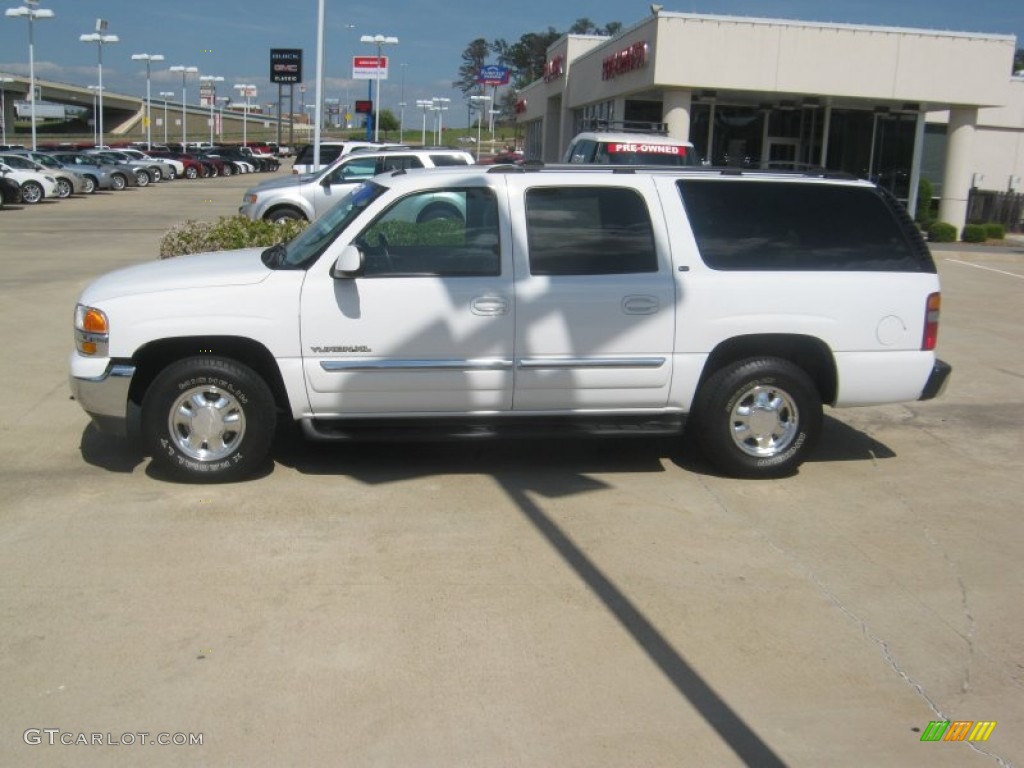 2003 Yukon XL SLT - Summit White / Neutral/Shale photo #2