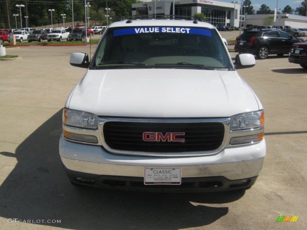 2003 Yukon XL SLT - Summit White / Neutral/Shale photo #8