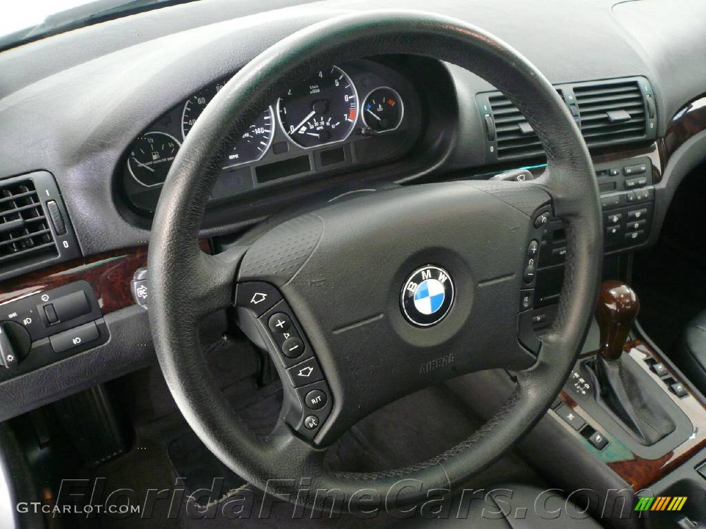 2004 3 Series 330i Sedan - Titanium Silver Metallic / Black photo #16