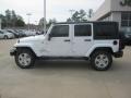 2012 Bright White Jeep Wrangler Unlimited Sahara 4x4  photo #2