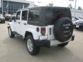 2012 Bright White Jeep Wrangler Unlimited Sahara 4x4  photo #3