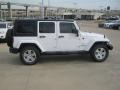 2012 Bright White Jeep Wrangler Unlimited Sahara 4x4  photo #6