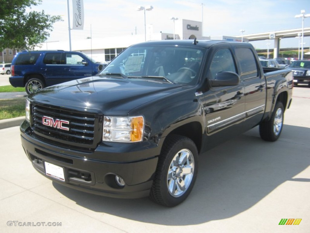 2012 Sierra 1500 SLT Crew Cab 4x4 - Onyx Black / Ebony photo #1