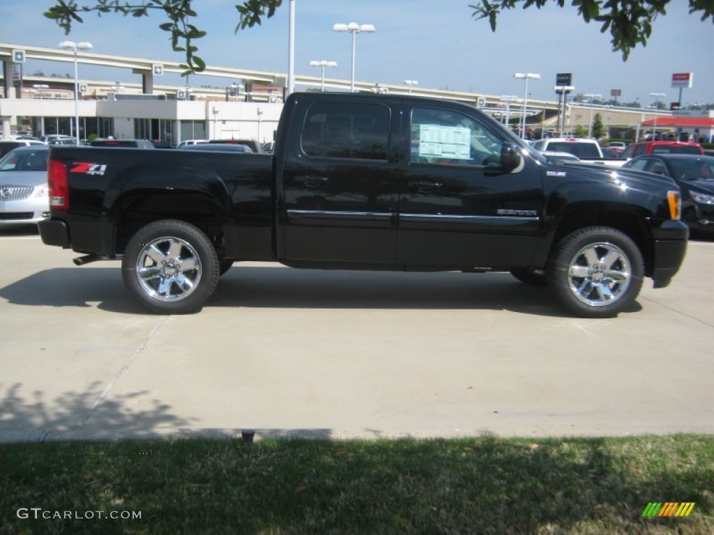 2012 Sierra 1500 SLT Crew Cab 4x4 - Onyx Black / Ebony photo #6