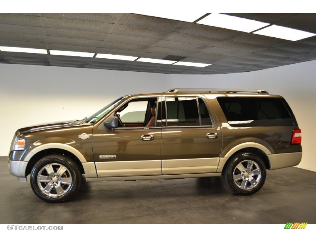 Stone Green Metallic 2008 Ford Expedition EL Eddie Bauer 4x4 Exterior Photo #62914334