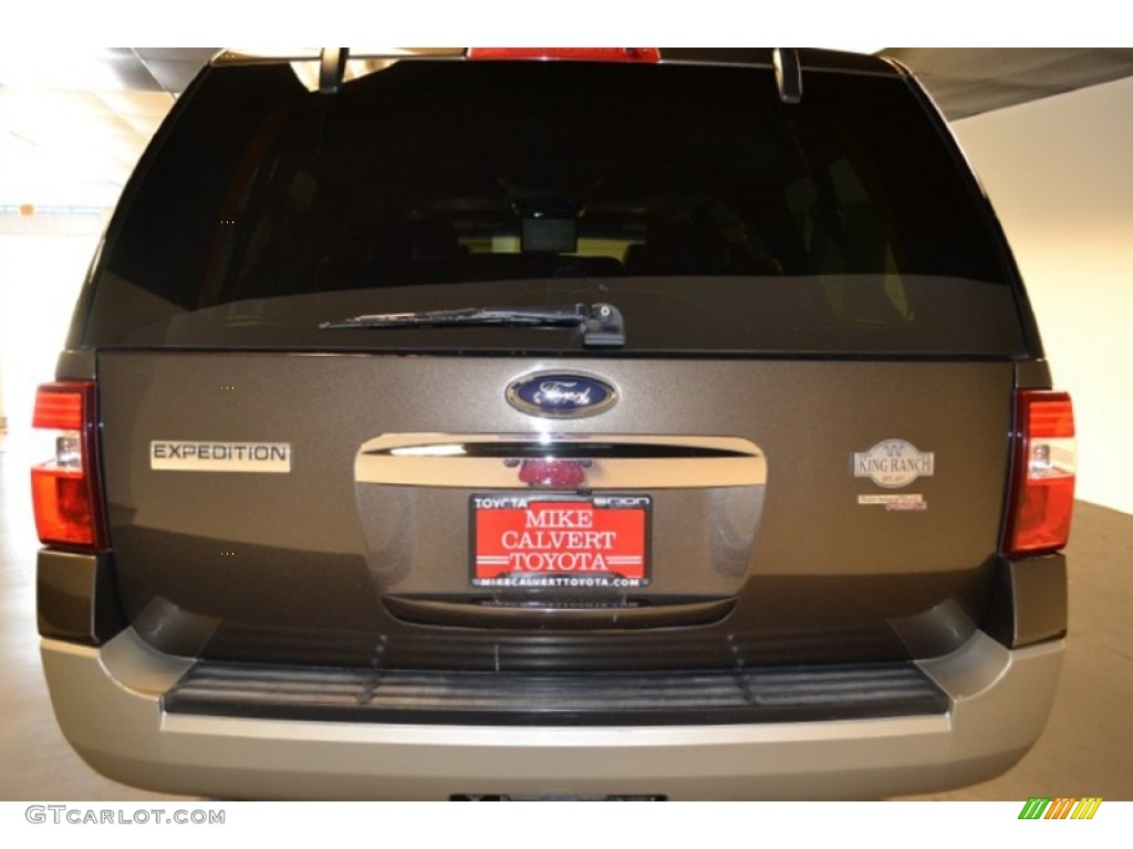 2008 Expedition EL Eddie Bauer 4x4 - Stone Green Metallic / Charcoal Black/Chaparral Leather photo #4