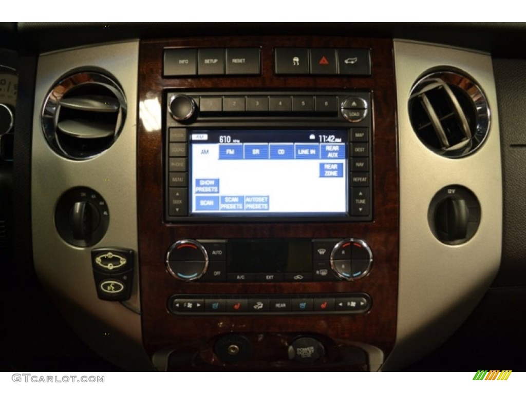 2008 Expedition EL Eddie Bauer 4x4 - Stone Green Metallic / Charcoal Black/Chaparral Leather photo #8
