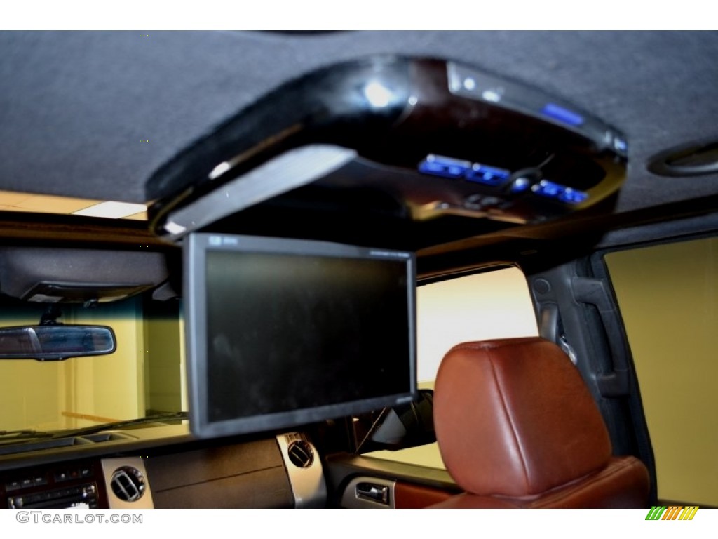 2008 Expedition EL Eddie Bauer 4x4 - Stone Green Metallic / Charcoal Black/Chaparral Leather photo #12