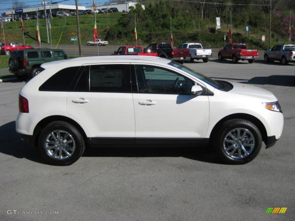 White Platinum Tri-Coat 2013 Ford Edge SEL AWD Exterior Photo #62915639