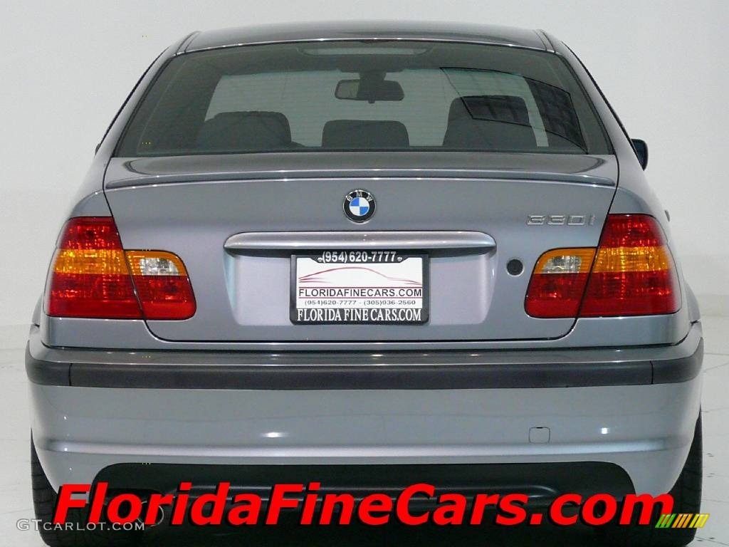 2004 3 Series 330i Sedan - Silver Grey Metallic / Grey photo #6