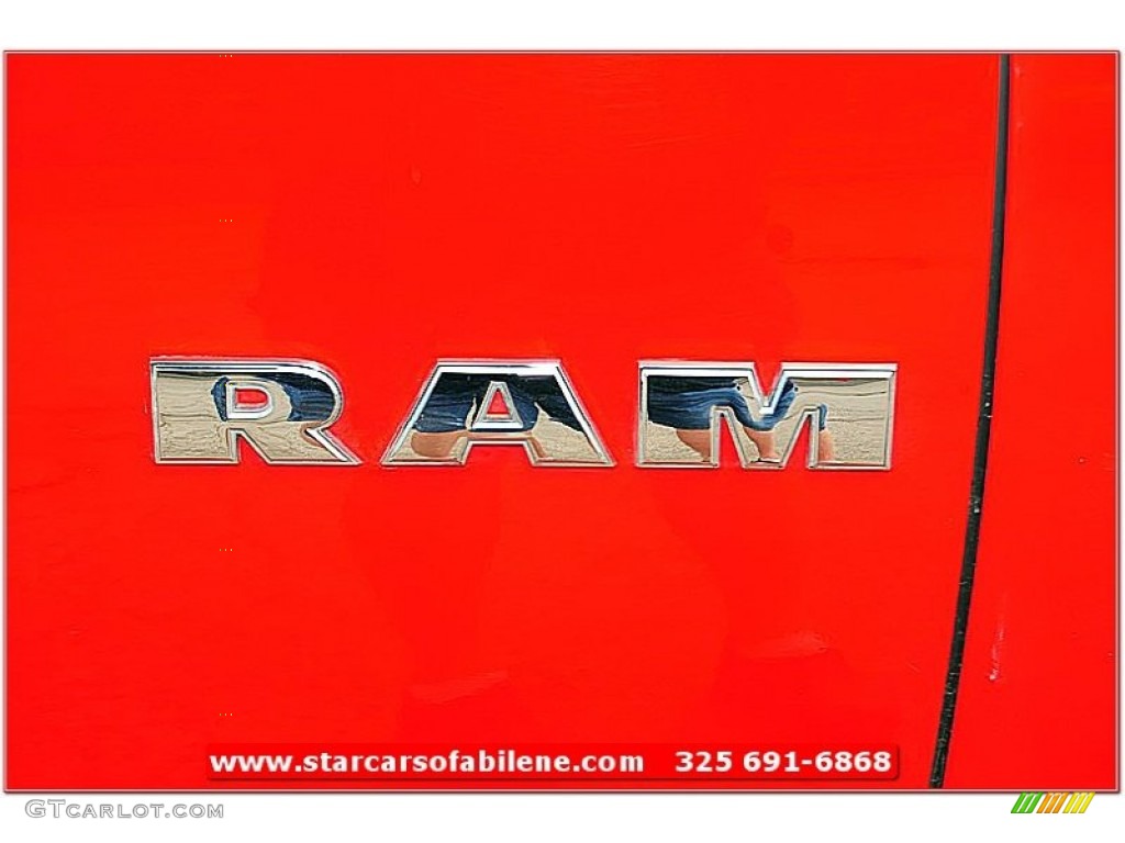 2009 Ram 1500 SLT Crew Cab 4x4 - Flame Red / Dark Slate/Medium Graystone photo #11