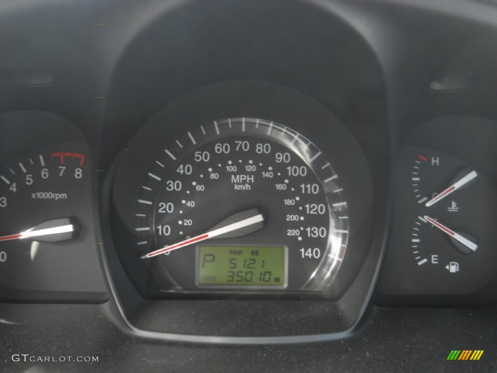 2008 Kia Spectra EX Sedan Gauges Photos