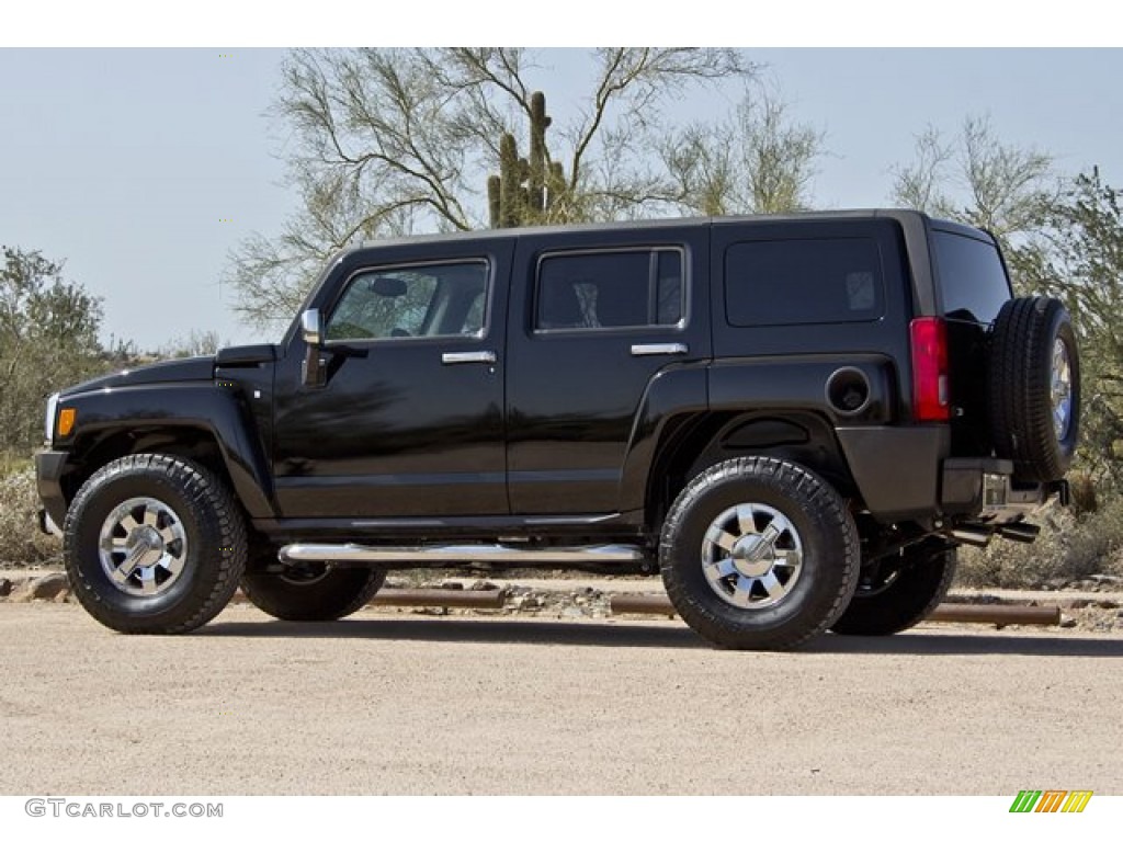 Black 2008 Hummer H3 Alpha Exterior Photo #62918330