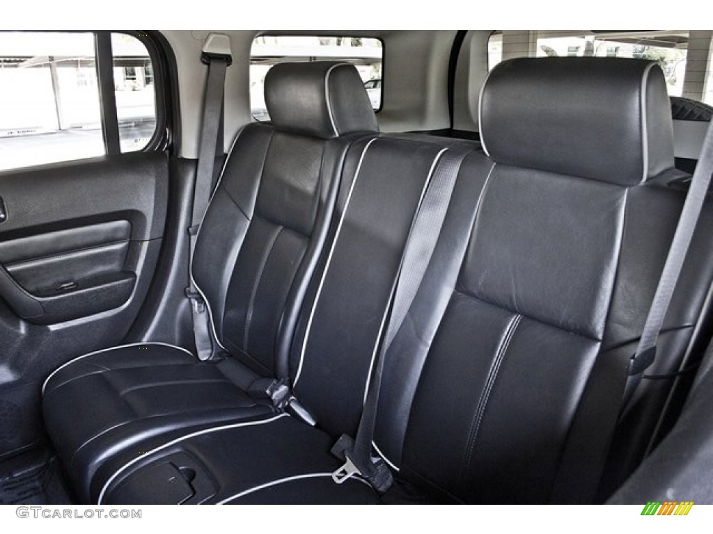 Ebony Black/Pewter Interior 2008 Hummer H3 Alpha Photo #62918411