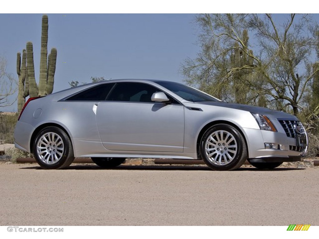 Radiant Silver Metallic 2012 Cadillac CTS Coupe Exterior Photo #62918456