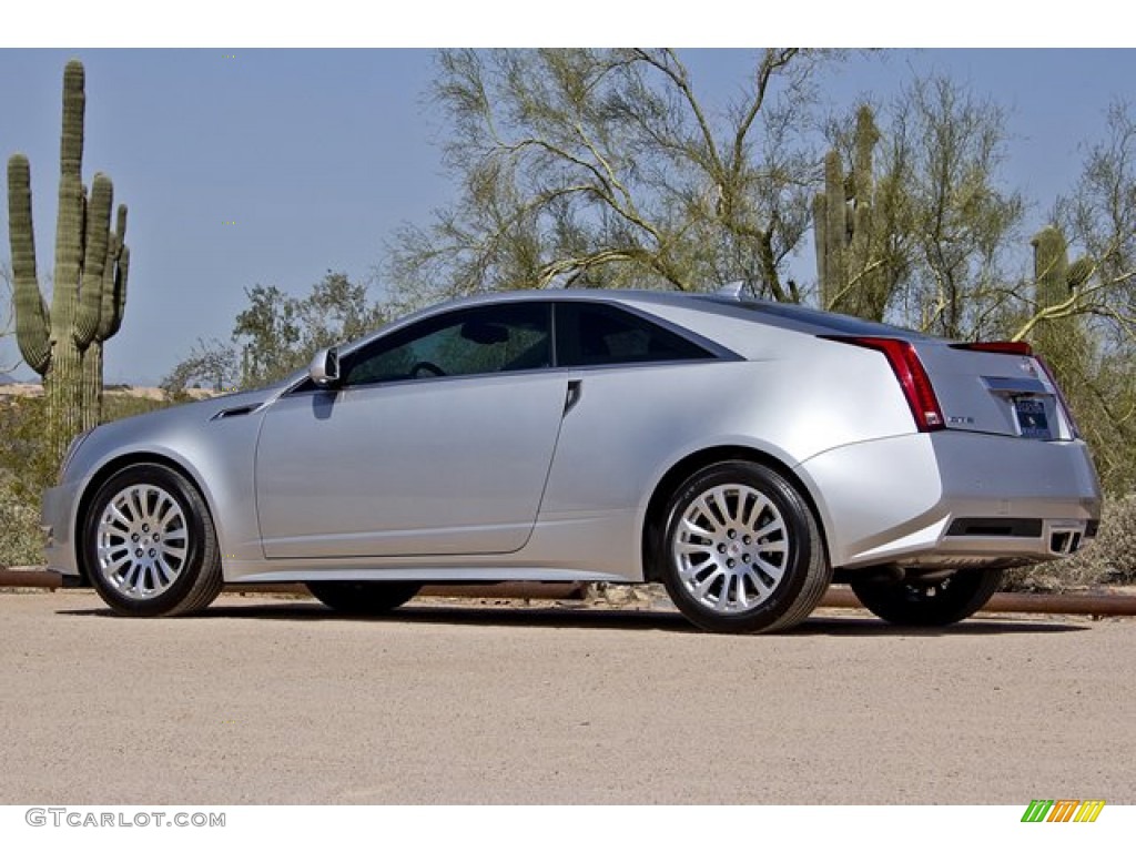 Radiant Silver Metallic 2012 Cadillac CTS Coupe Exterior Photo #62918501