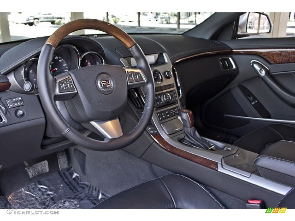 2012 Cadillac CTS Coupe Ebony/Ebony Dashboard Photo #62918534