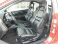 2005 Acura RSX Ebony Interior Front Seat Photo
