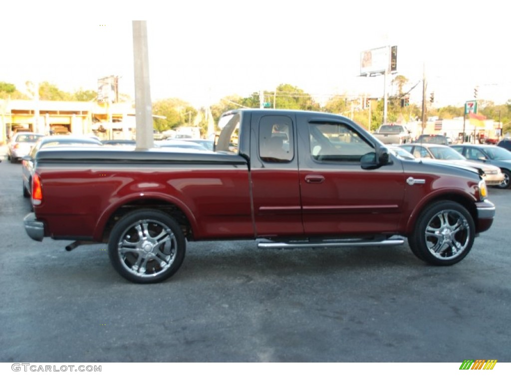Burgundy Red Metallic 2003 Ford F150 Heritage Edition Supercab Exterior Photo #62919671