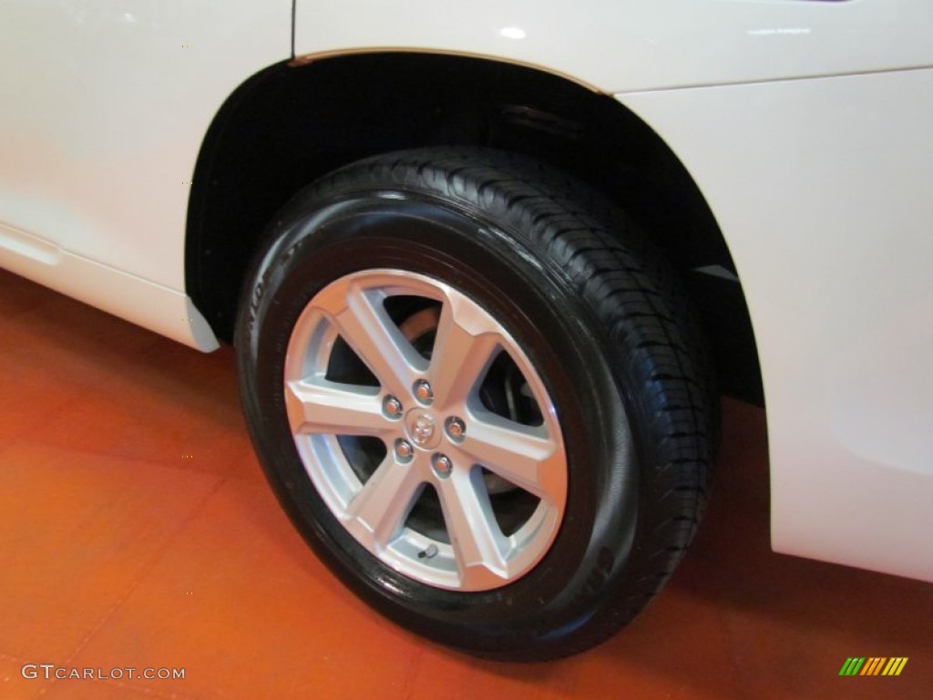2009 Highlander V6 4WD - Blizzard White Pearl / Ash photo #5
