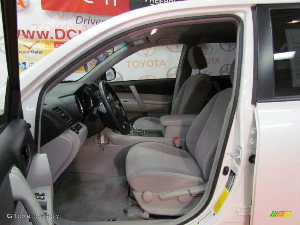 2009 Highlander V6 4WD - Blizzard White Pearl / Ash photo #15