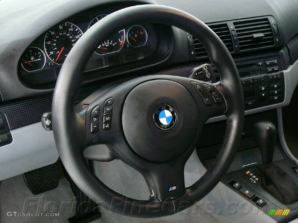 2004 3 Series 330i Sedan - Silver Grey Metallic / Grey photo #16
