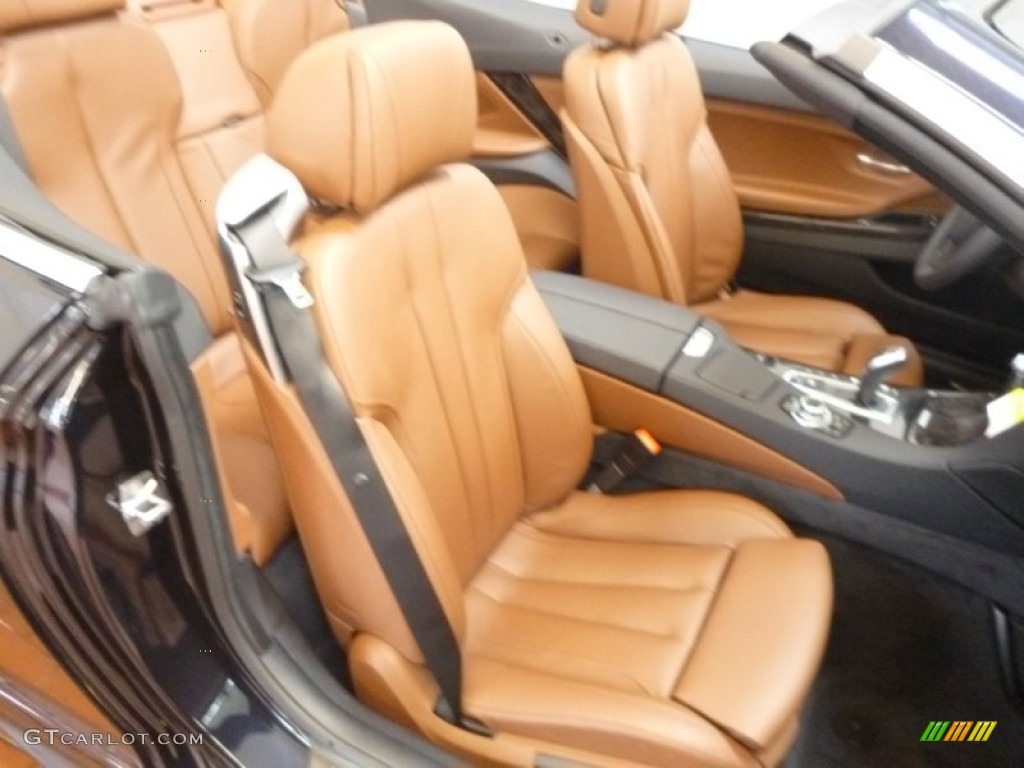 2012 6 Series 650i xDrive Convertible - Carbon Black Metallic / Cinnamon Brown Nappa Leather photo #11