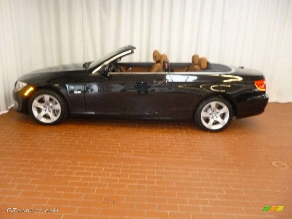 2012 3 Series 335i Convertible - Black Sapphire Metallic / Saddle Brown photo #5