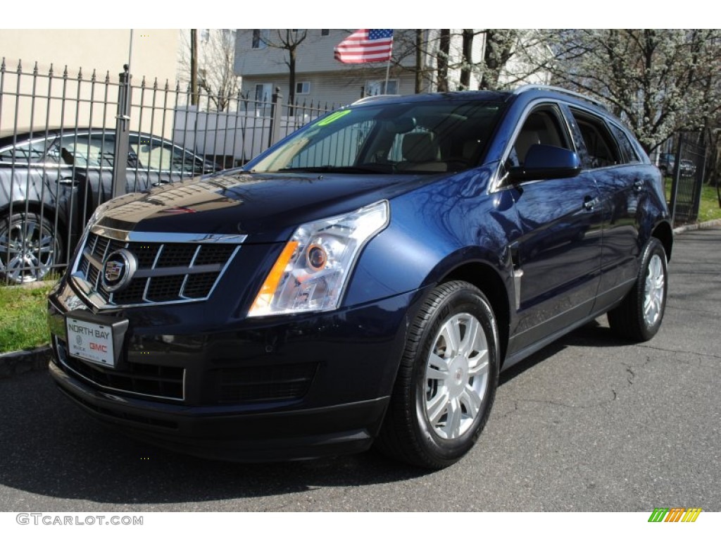 Imperial Blue 2010 Cadillac SRX 4 V6 AWD Exterior Photo #62927372