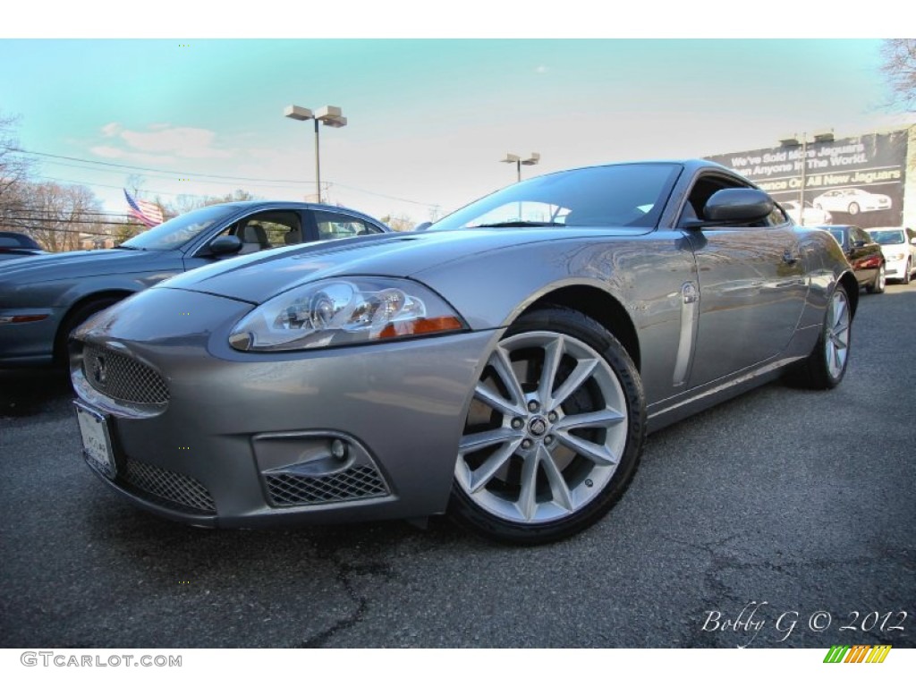 Lunar Grey Metallic Jaguar XK