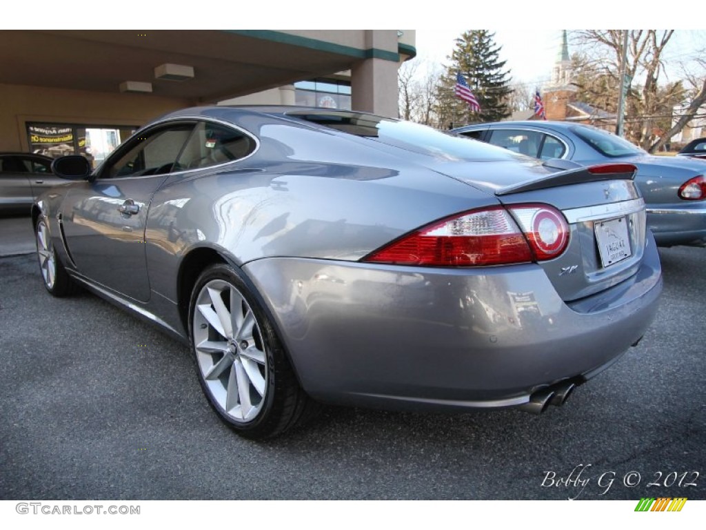 2007 XK XKR Coupe - Lunar Grey Metallic / Charcoal photo #4