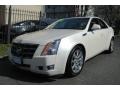 2009 White Diamond Tri-Coat Cadillac CTS 4 AWD Sedan  photo #1
